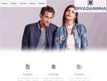 Tablet Screenshot of ervadaninha.com